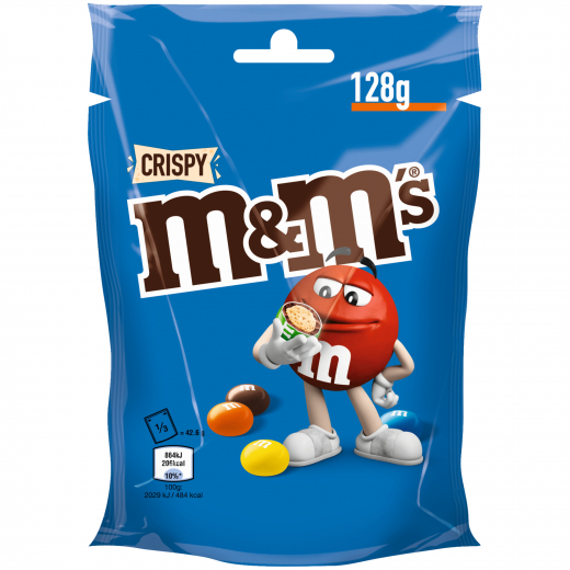 M&MS Crispy 464209 128g, - 492178900