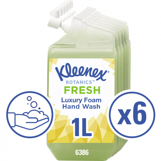 Kleenex Schaumseife Fresh Luxury 6386 1l, - 494003900