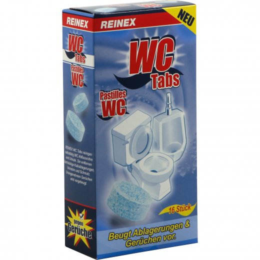 REINEX WC-Reiniger Tabs 83703 25g 16 St./Pack., - 495028100