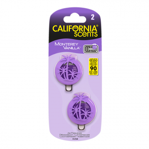 CALIFORNIA SCENTS Lufterfrischer E303200802 Monterey Vanilla 2St, - 495057200