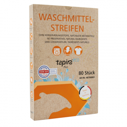 tapira Waschmittelstreifen Plus eco 46700001 80St., - 495063500