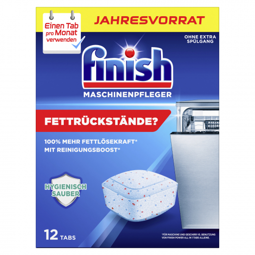 FINISH Spülmaschinenreiniger 3267386 Tabs 12St., - 495064500