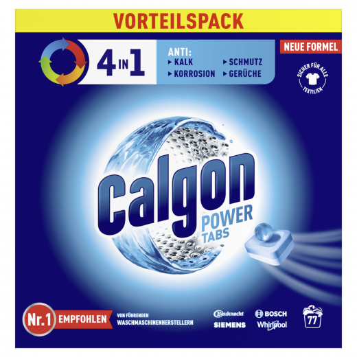 Calgon Waschmaschinenreiniger 4in1 3248561 Tabs 77St., - 495065700