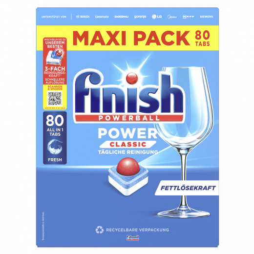 FINISH Spülmaschinentabs Power Classic 3291459 82St., - 495074500