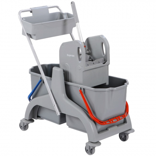 Reinigungswagen SCPEC36BD 2x18 l grau, - 496061300