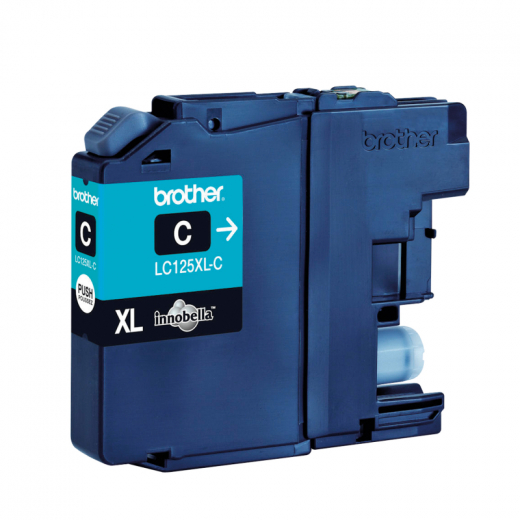 Brother Tintenpatrone LC125XLC 1.200Seiten cyan,