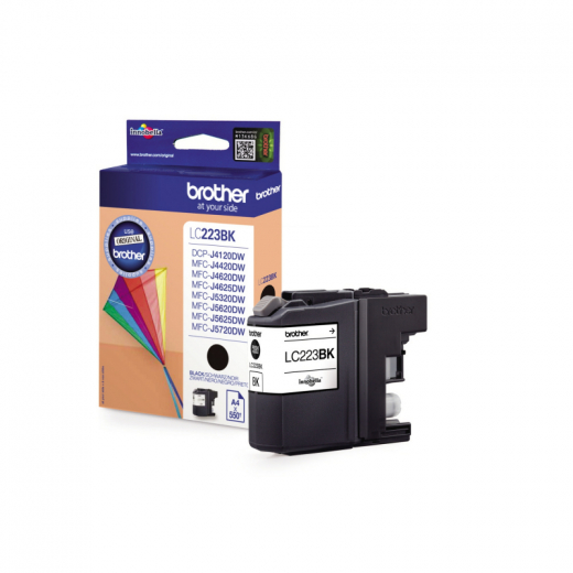 Brother Tintenpatrone LC223BK 550 Seiten schwarz, - BROLC223BK