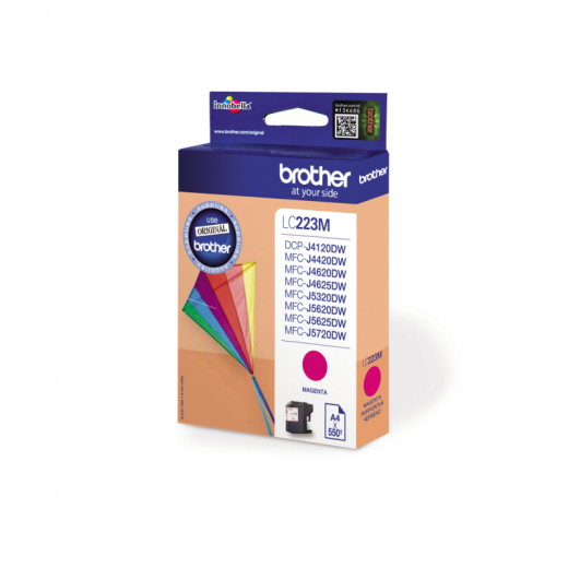 Brother Tintenpatrone LC223M 550 Seiten magenta, - BROLC223M