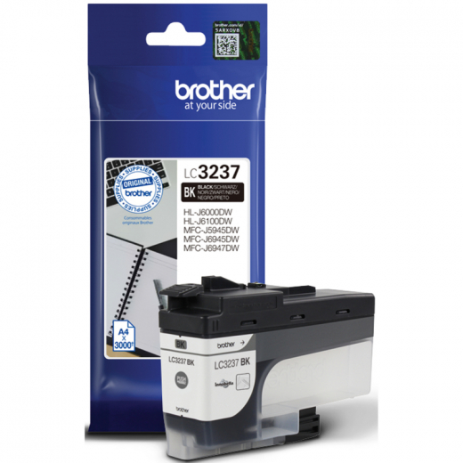 Brother Tintenpatrone LC3237BK 3.000Seiten schwarz, - BROLC3237BK