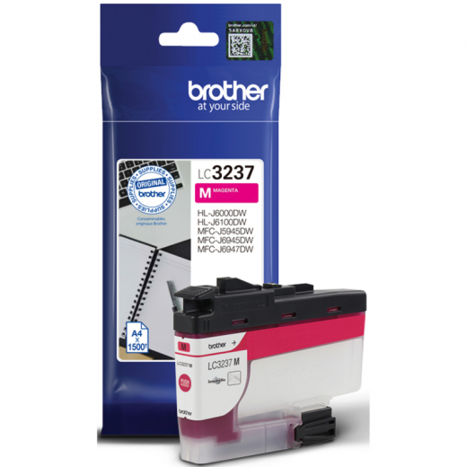 Brother Tintenpatrone LC3237M 1.500Seiten magenta, - BROLC3237M