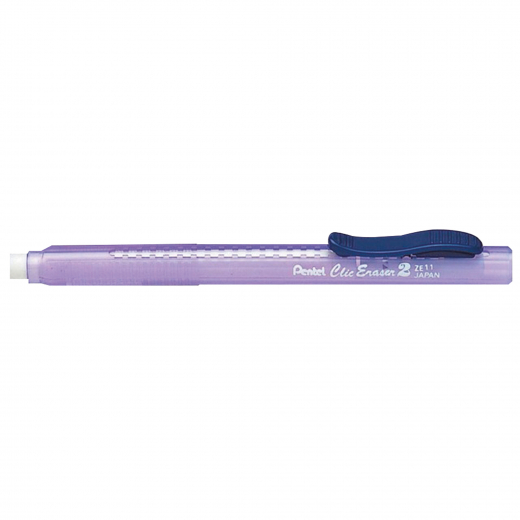 Pentel Radierstift ClicEraser2 ZE11T-C nachfüllbar tr.bl,