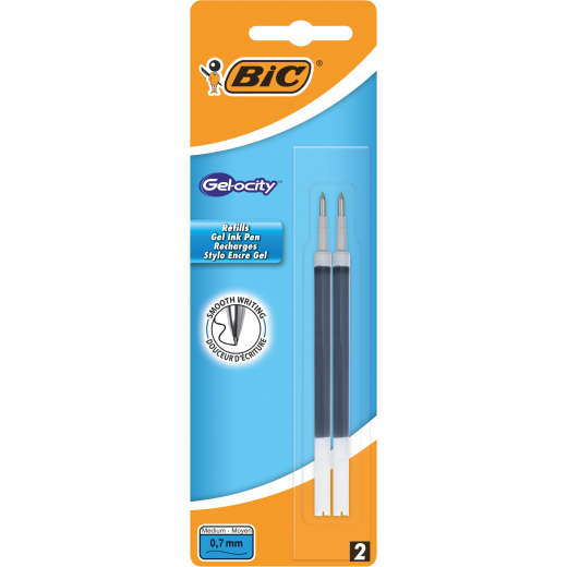 BIC Gelmine 862228 0,3mm schwarz 2 St./Pack., - 5103234