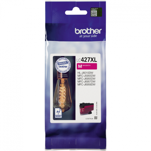 Brother Tintenpatrone LC427XLM 5.000Seiten magenta, - BROLC427XLM