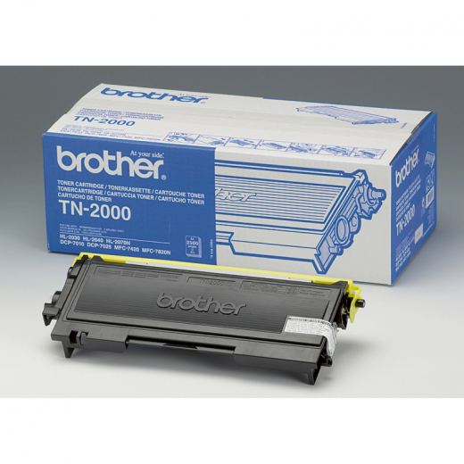 Brother Toner TN2000 2.500Seiten schwarz, - BROTN2000