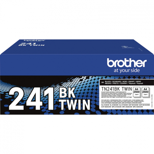 Brother Toner TN241BKTWIN 2.500Seiten schwarz 2 St./Pack., - BROTN241BKTWIN