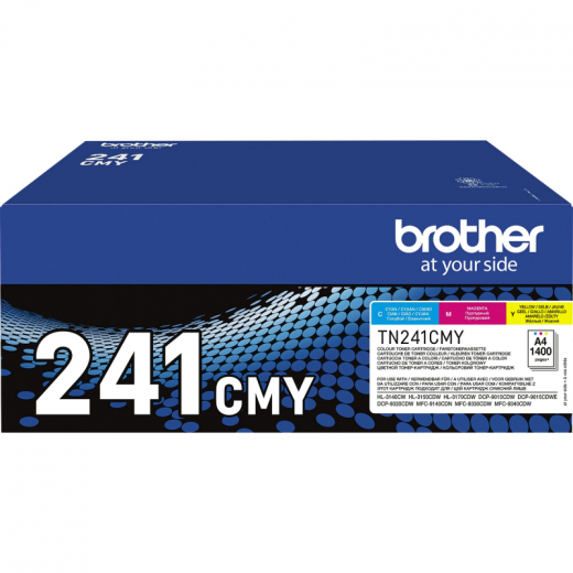 Brother Toner TN241CMY 1.400Seiten c/m/y 3 St./Pack., - BROTN241CMY