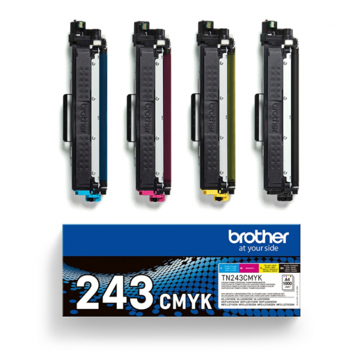 Brother Toner TN243CMYK sw/c/m/y 4 St./Pack., - BROTN243CMYK