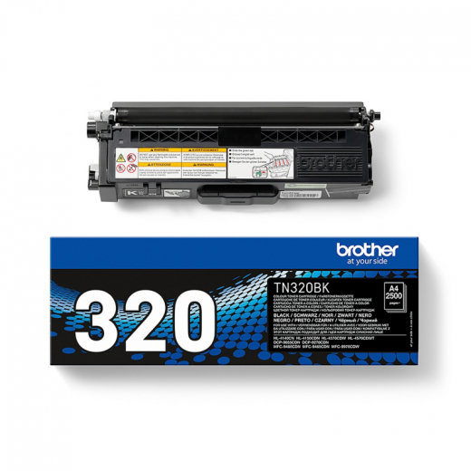 Brother Toner TN320BK 2.500Seiten schwarz, - BROTN320BK