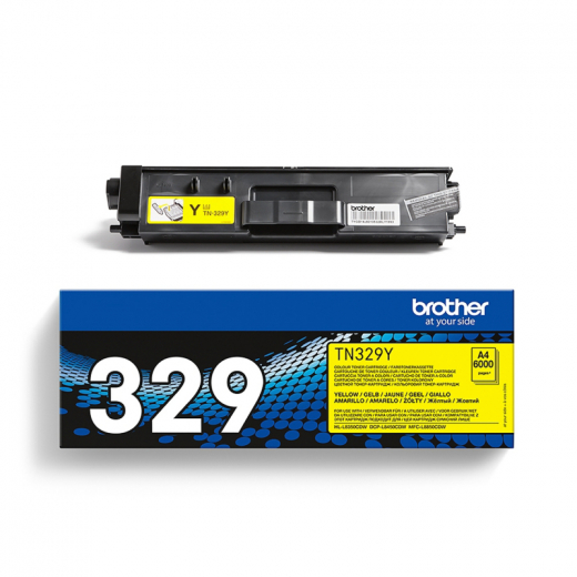 Brother Toner TN329Y 6.000Seiten gelb, - BROTN329Y