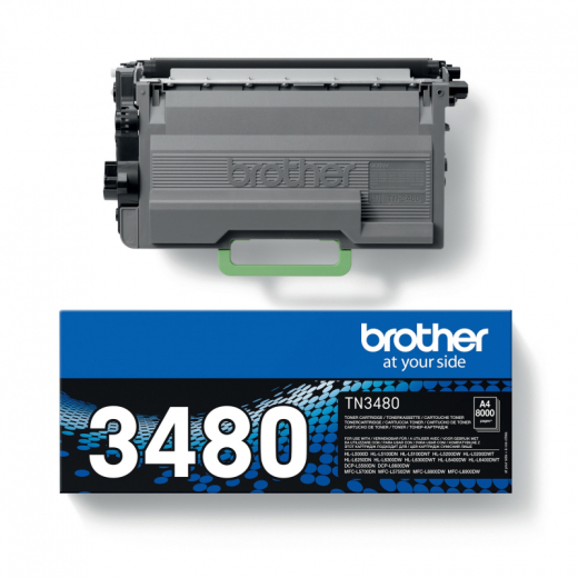 Brother Toner TN3480 8.000Seiten schwarz, - BROTN3480