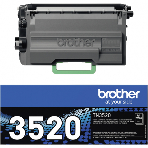 Brother Toner TN3520 20.000Seiten schwarz, - BROTN3520