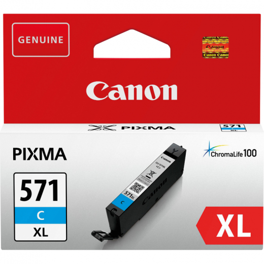 Canon Tintenpatrone 0332C001 CLI571XLC 11ml cyan, - CANCLI571XLC