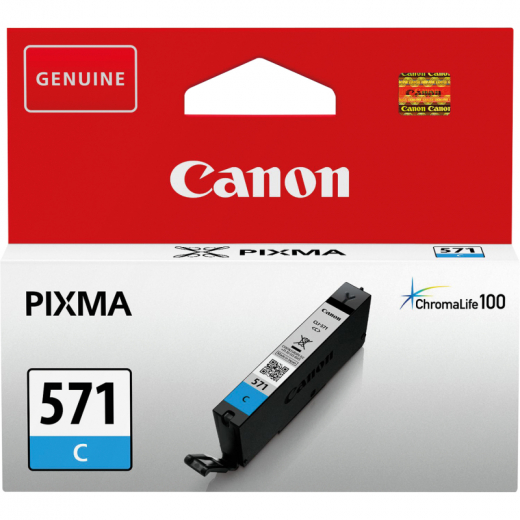 Canon Tintenpatrone 0386C001 CLI-571C 7ml cyan,