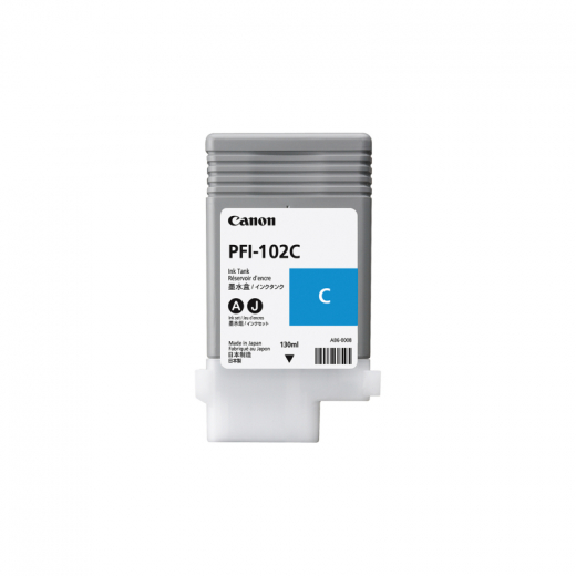 Canon Tintenpatrone 0896B001 PFI102C 130ml cyan, - CANPFI102C