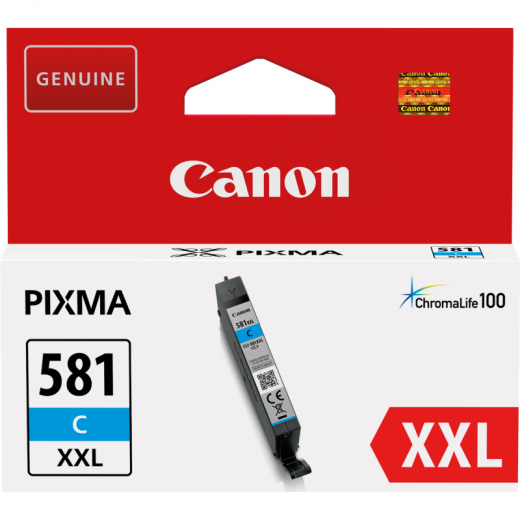 Canon Tintenpatrone 1995C001 CLI-581XXLC cyan, - CANCLI581XXLC