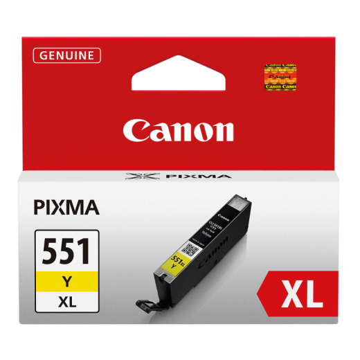 Canon Tintenpatrone 6446B001 CLI551XLY 11ml gelb, - CANCLI551XLY