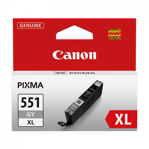 Canon Tintenpatrone 6447B001 CLI551XLGY 11ml grau, - CANCLI551XLGY