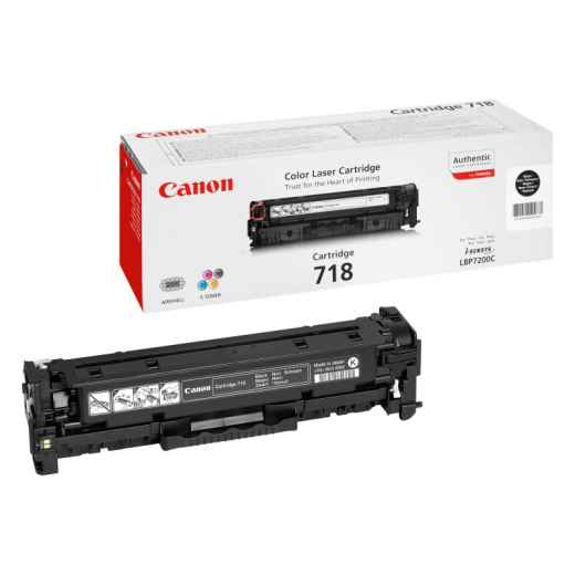 Canon Toner 2662B002 718 3.400 Seiten schwarz, - CAN718BK