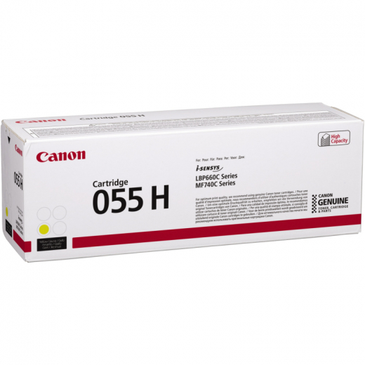 Canon Toner 3017C002 055HY 5.900 Seiten gelb, - 577507008