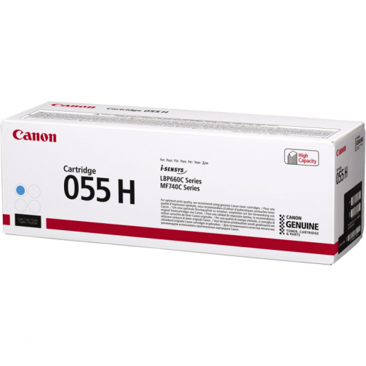 Canon Toner 3019C002 055HC 5.900 Seiten cyan, - 577507001