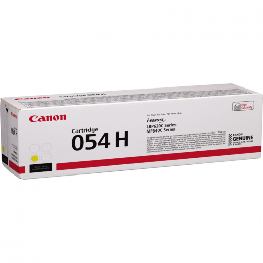 Canon Toner 3025C002 054 H 2.300Seiten gelb, - 577510008