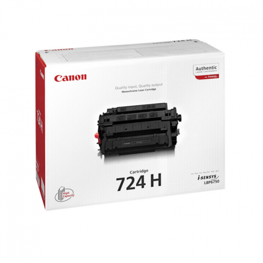 Canon Toner 3482B002 724H 12.000 Seiten schwarz, - CAN724H