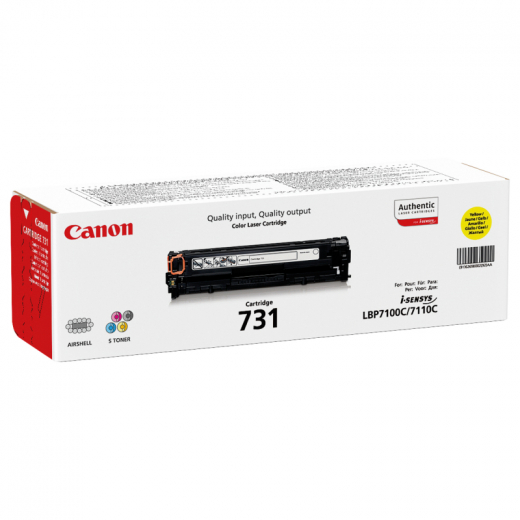 Canon Toner 731Y 6269B002 731 1.500 Seiten gelb, - CAN731Y