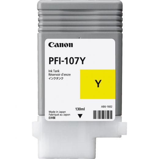 Canon Tintenpatrone 6708B001 PFI107Y 130ml gelb,