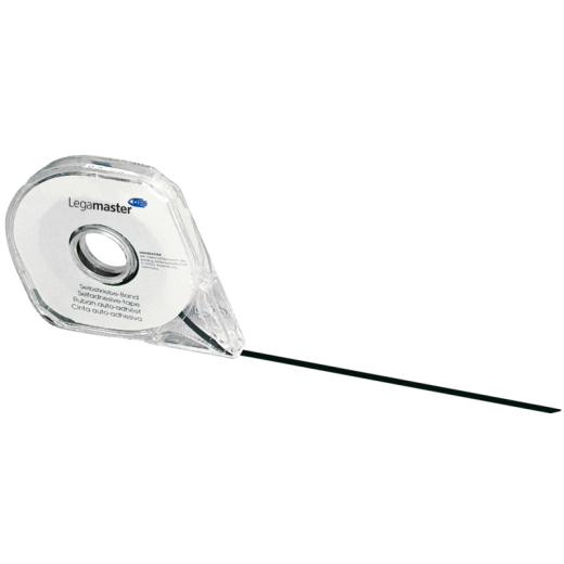 Legamaster Aufteilungsband 7-433201 2,5mmx16m wieder ablösbar schwarz,