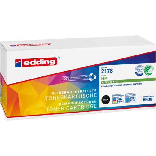 edding Toner 18-2178 wie HP CF410X schwarz, - 102301690