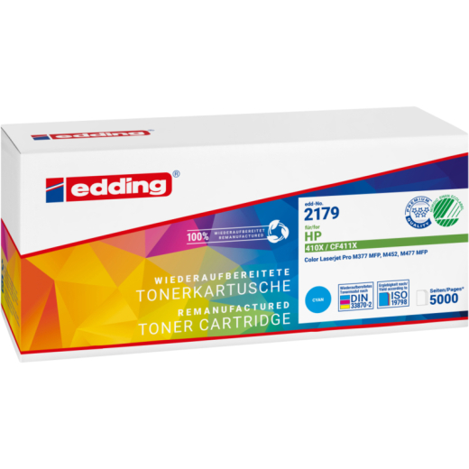 edding Toner 18-2179 wie HP CF411X cyan, - 102301650