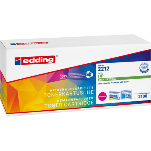 edding Toner 18-2212 wie HP W2033A magenta,