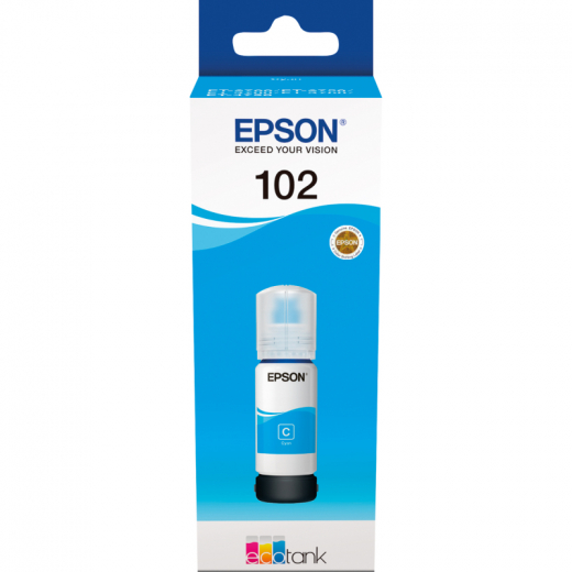 Epson Nachfülltinte C13T03R240 102 70ml cyan, - EPST03R240