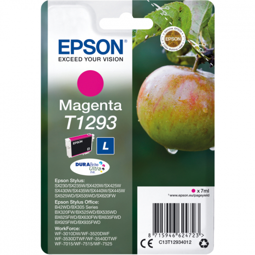 Epson Tintenpatrone C13T12934012 T1293 7ml magenta, - EPST12934012