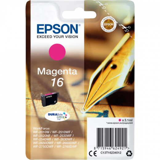 Epson Tintenpatrone C13T16234012 3,1ml magenta, - EPST16234012