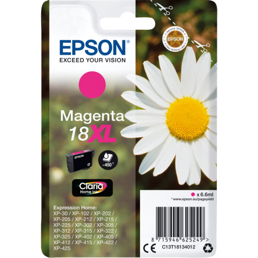 Epson Tintenpatrone C13T18134012 6,6ml magenta, - EPST18134012