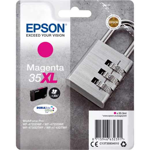 Epson Tintenpatrone C13T35934010 35XL 20,3ml magenta, - EPST35934010