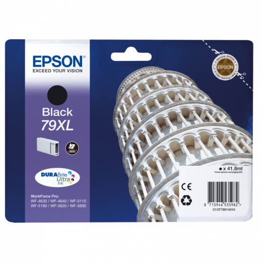 Epson Tintenpatrone C13T79014010 79XL 2.600Seiten schwarz, - EPST79014010