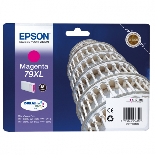 Epson Tintenpatrone C13T79034010 79XL 2.000Seiten magenta, - EPST79034010