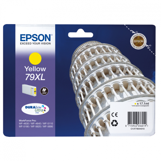 Epson Tintenpatrone C13T79044010 79XL 2.000Seiten gelb, - EPST79044010